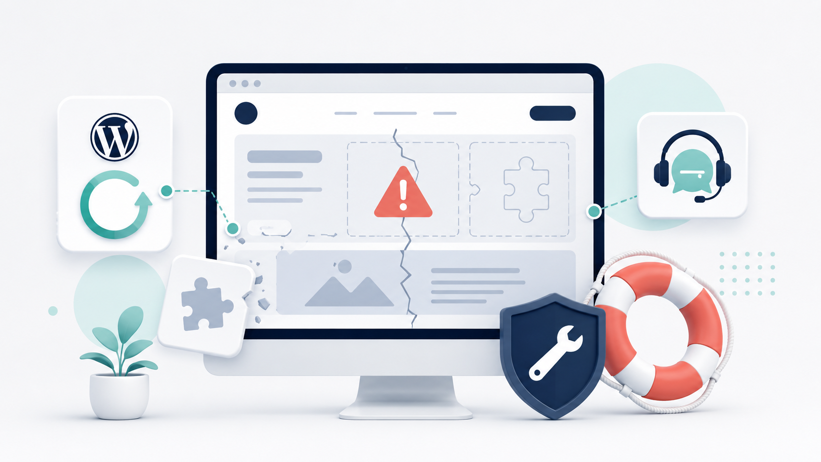 Website-nach-WordPress-Update-kaputt