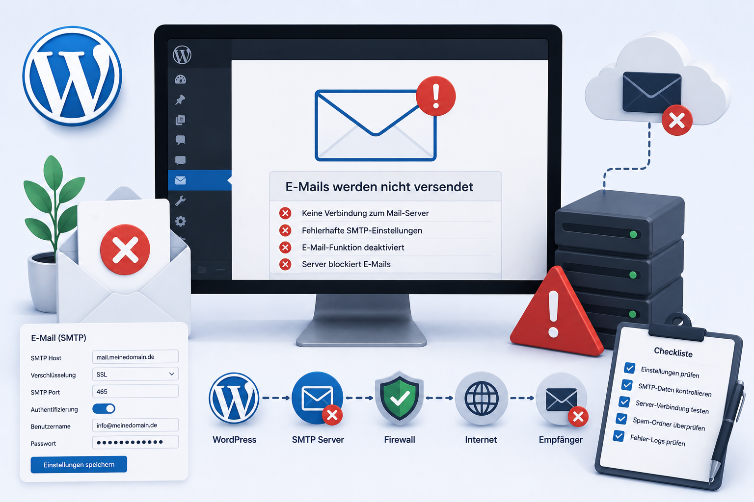 WordPress-E-Mails-werden-nicht-versendet