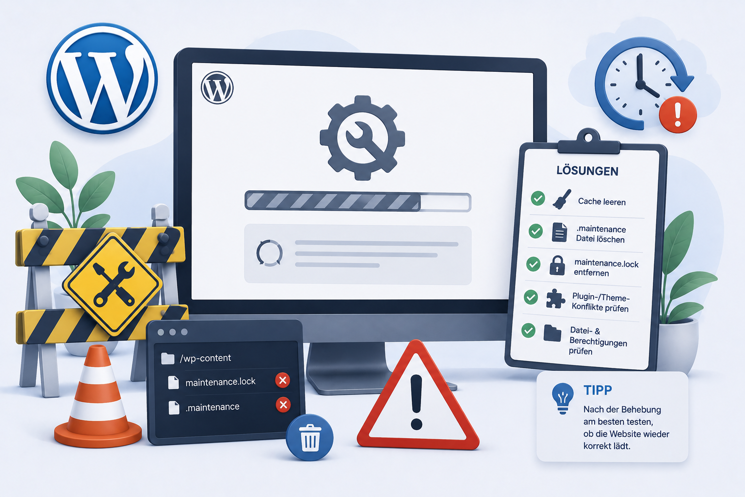 WordPress-Wartungsmodus-haengt-fest
